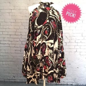 Free People Drift Away Cold-Shoulder Tunic/Dress